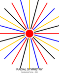 Radial Symmetry — Bauhaus Geometric Art Print — Bauhaus Art Print 18×24" Wall Art